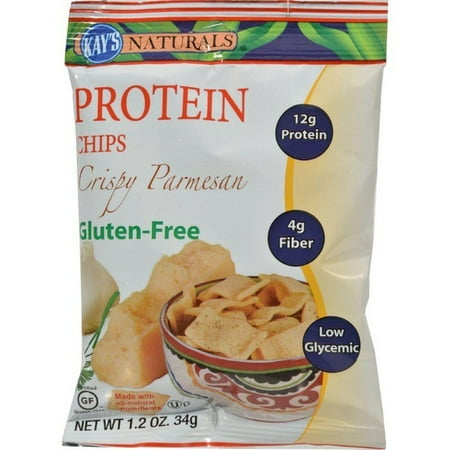 Parmesan Protein Chips - Kay's Naturals Better Balance Protein Chips Crispy Parmesan - 1.2 Oz - Pack of 6