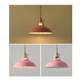 thumbnail image 6 of FSLiving J Track Pendants Lighting Iron Art Iron Macaron Pink Decoratefor Instant Pendant Light for Cabinet Kitchen Island Customizable Track Lighting Bulbs Not Included - 1 Lights, 6 of 8