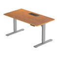 thumbnail image 1 of Standing Desk Bamboo top 72x30, Electric. Adjustable Height Large Stand up Motorized Ergonomic Raised Computer Desk for Home Office, 1 of 2