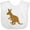 AA-White, variant on Inktastic Kangaroo Cute Boys or Girls Baby Bib