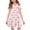 Pink, variant on XADYUY Girls Dresses Size 10-12 Casual A-Line Short Sleeve Midi Dress Bownot Graphic Crew Neck Sundresses Swing Dresses with Pockets,11-12Years,Hot Pink