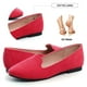 thumbnail image 4 of Zapatillas de ballet SAILING LU para mujer, piel vegana, color rojo, talla 9.5, 4 of 7