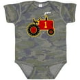 thumbnail image 3 of Inktastic Red Tractor 1st Birthday Boys Baby Bodysuit, 3 of 5