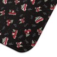 thumbnail image 5 of Black Christmas Car and Santa Pattern Dish Drying Mat for Kitchen 1 Pack, Ultra Absorbent Microfiber Dishes Drainer Mats,16x18in(41x46cm), 5 of 6
