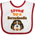 thumbnail image 3 of Inktastic Bernedoodle Dog Lover Boys or Girls Baby Bib, 3 of 4
