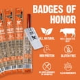 thumbnail image 3 of Righteous Felon Grass-Fed Meat Sticks - Low Sugar, High Protein Beef - Fiery Habanero, 10 pack, 3 of 8