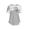 Women Pregnant Maternity Nursing T Shirts Breastfeeding Short Sleeve Shirt Tee Tops