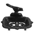 thumbnail image 3 of Raindrops Metal Soap Holder Iron Soap Draining Holder Bird Shaped Hand Soap Dish for Bathroom Kitchen Hotel, 3 of 8