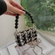 thumbnail image 3 of Winter E Bolso bandolera de perlas Bolso clutch con cuentas blancas Bolso bandolera de perlas, 3 of 5