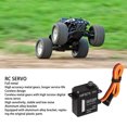 thumbnail image 4 of Servo De Coche De Control Remoto, Servo De Coche RC Negro Sin Núcleo 7,5 Kg De Metal Completo Con Brazo Servo Para Coche 1/18 RC, 4 of 7