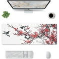 thumbnail image 2 of Cherry Blossom Bird Painting Gaming Mouse Pad Large XL Desk Mat Long Extended Pads Big Mousepad for Home Office Decor Accessories 31.5 X 11.8 Inch, 2 of 7
