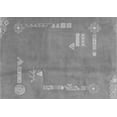 thumbnail image 1 of Ahgly Company Indoor Rectangle Abstract Gray Modern Area Rugs, 5' x 7', 1 of 4