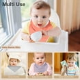 thumbnail image 5 of Muslin Baby Bibs,Soft Triangular Baby Bandana Drool Bibs for Baby Boy Girl,Solid Colors Bib for Drooling Teething, 5 of 5