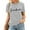 519_Grey, variant on Texiao Grandma Shirts for Women Shirt Heart Printed Casual Short Sleeve Tee Top