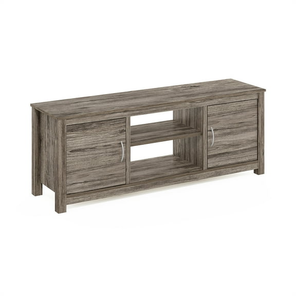 TV Stand with Storage, Rustic Oak Entertainment Center for 65 Inch TVs