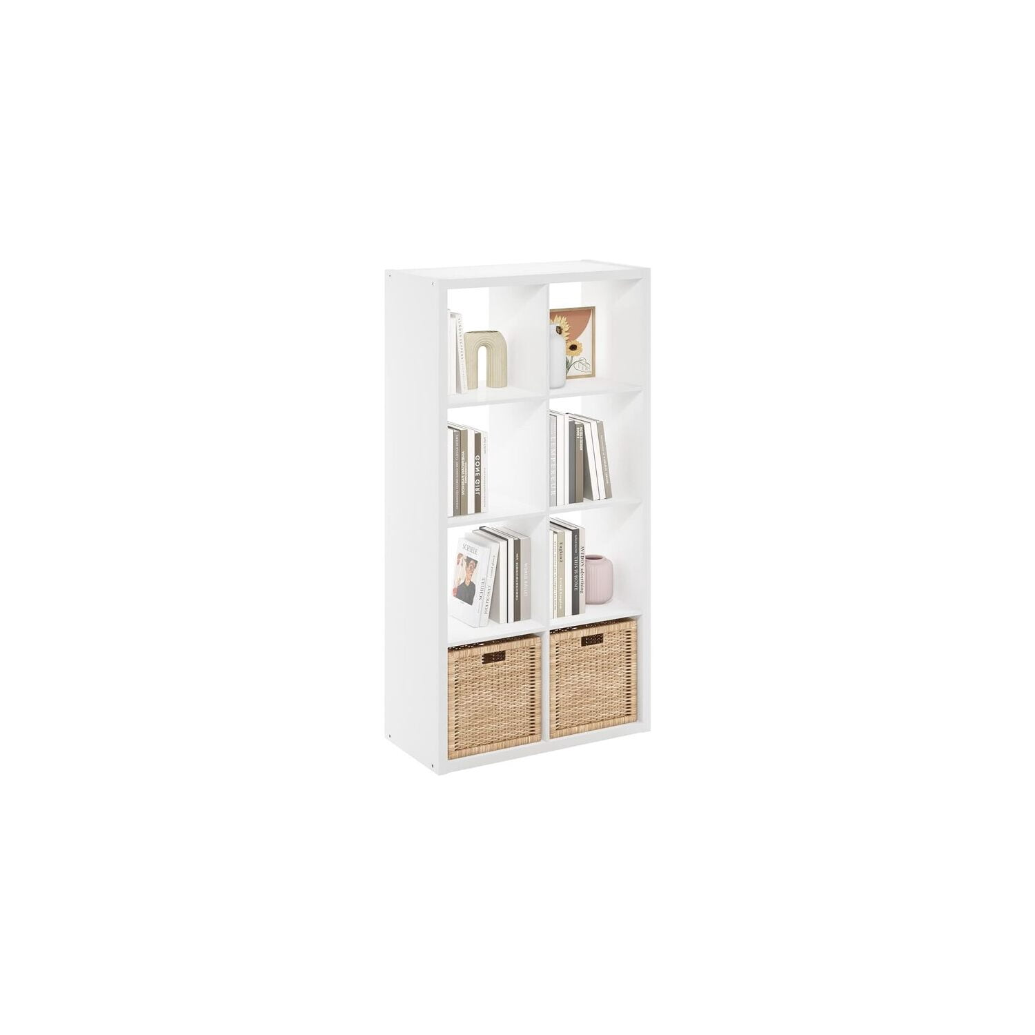 Medieval Moods Open Back Decorative Cube Storage Organizer Sturdy -Cube Design for Versatile Use, Space Saving Stylish Storage Unit