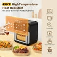 thumbnail image 3 of Reluien Air Fryer Liners Disposable 125 Count, Non-stick 8 inch Unbleached Parchment Paper Liner for 5-8QT Air Fryer, Oil-proof, Water-proof, 3 of 8