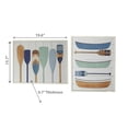 thumbnail image 2 of Canoe Et Paddle En Toile Encadrée 3D - Ensemble De 2, 2 of 3
