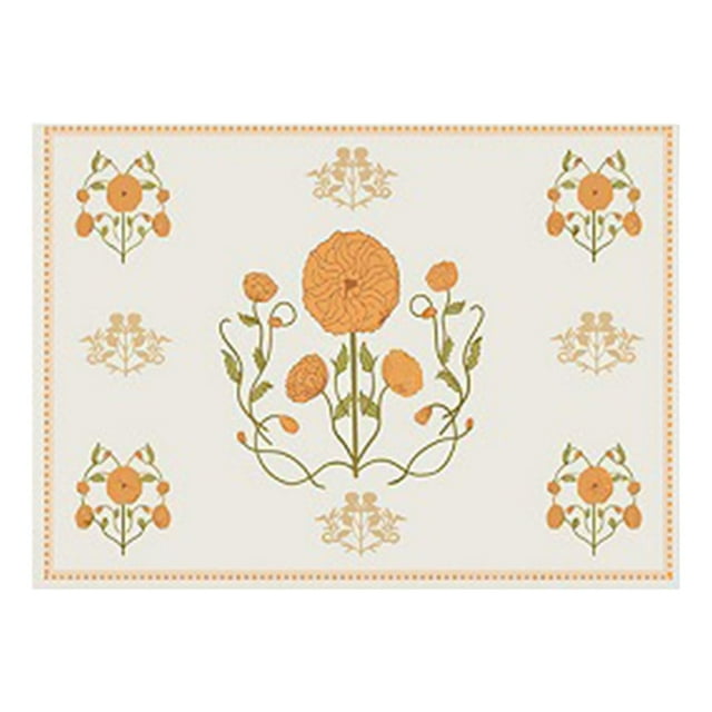 Entrance Rugs and Mats Indoor Hand Woven Tassel Long Mat- Non-Slip Entrance Doormat Rug Indoor for Home/Bathroom/Kitchen/Bedroom, Small 29X17.7 Inch