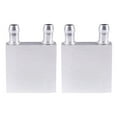 thumbnail image 1 of 2pcs 40X40X12mm Aluminum Water Liquid Cooler Block Heatsink for Computer CPU Radiator, 1 of 5