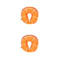 thumbnail image 2 of Advancent Almohada de viaje con partículas de espuma de PE, ajustable y fácil de transportar, almohada para el cuello, compañero de viaje, Naranja 30 centimetros 2Conjunto, 2 of 6