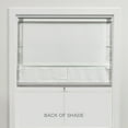 thumbnail image 4 of Exclusive Home Thermal Acadia Blackout Roman Shade, Silver, 31"x64", 4 of 15