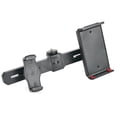 thumbnail image 4 of Mosiee Universal Microphone Stand Double Cell Phone Holder Tablet Clamp 1/4In Adapter For Selfie Bracket Live Online Video, 4 of 9
