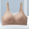 thumbnail image 5 of Everyday Bras for Women Womens Bras Push up Front Closure Sports Bra Small Woman Bras 2 Cup Push up Bra Brazier for Women Womens Comfort Bras Women Bras plus Size Sports Womens Sports Bras Coffee L, 5 of 5