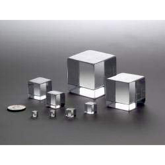 Bloc de Cube/plexiglas Acrylique Solide - Transparent/transparent - 1 Pouces (Lot de 10)