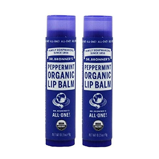 Dr. Bronners Organic Moisture Lip Balm & Magic Massage Balm (Peppermint