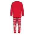thumbnail image 3 of Curenmufel Christmas Pajamas for Family Matching Holiday PJ's Sets with Long Sleeve Tee and Pants Loungewear, 3 of 4