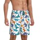 thumbnail image 2 of Fotbe Block Dinosaur Pantalones Cortos de Pijama para Hombre, Ropa de Dormir, Pantalones de Pijama Cortos para Hombre-4X-Large, 2 of 6