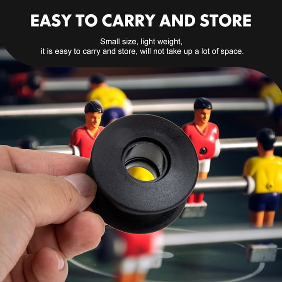 FENGGUIQU 10 Pairs Foosball Rod Bearings and Bushings, Shaft Accessories for Table Football, Black Color