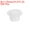 Clear, variant on Uxcell 200Pack 8mm(5/16") Dia Plastic Screw Hole Plugs Cover for Furniture, White