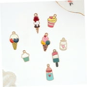 UPKOCH cute keychain charms Alloy Multi-colored 40Pcs