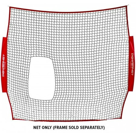 Protection Netting - PowerNet 7x7 Pitch-Thru Protection Screen for Softball (NET ONLY)