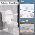 thumbnail image 3 of Doulami Bidet Attachment for Toilet Warm & Cold Water, Non-Electric Toilet Seat Attachment with Embedded Steel Bars, Dual Nozzle Self-Cleaning Ultra-Slim Bidet Adjustable Water Pressure, 3 of 14