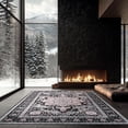 thumbnail image 2 of Area Rugs for Entryway x Lightweight Machine Washable Rug Vintage Area Rugs for Bedroom Neutral Bathroom Mat Indoor Carpet for Playroom Office Living Room(Grey xft), 2 of 7