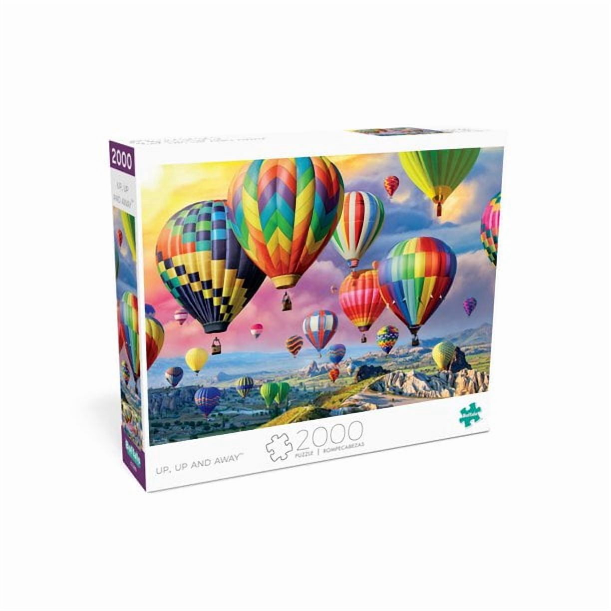 Buffalo Games Up, Up and Away 2000-Piece 38.5 x 26.5-Inch Interlocking Jigsaw Puzzle for Adults Ages 14+