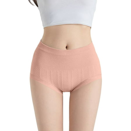 Weyolog Panties for Women  Women s Lace Plus Size Waist Sexy Breifs Gather Your Waist And Buttocks Lines  Panties for Women Orange L