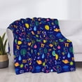 thumbnail image 3 of Yiaed Mathematics And Chemistry Print Blanket Throw Blanket Soft Cozy Flannel Blanket for Home Bed Sofa Couch Chair-60"x50", 3 of 6