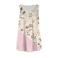 thumbnail image 4 of SMihono Hauts pour Femmes Débardeur Mode Imprimé Col Rond Ample Sans Manches Blouse Débardeur d'Été pour Femmes, 4 of 4