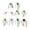 color, variant on Fishing Lures Soft Plastic Baits 10 Pack, Dice Shape Fishing Bait for Bass Panfish, Multi Color Tackle Box Essentials, Fishing Supplies