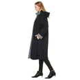 thumbnail image 4 of Jessica London Women's Plus Size Water Resistant Contrast Raincoat w/ Detachable Hood, 4 of 6