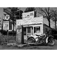 thumbnail image 2 of Gasoline Images 18x15 Gold Ornate Wood Framed with Double Matting Museum Art Print Titled - Abandoned gas station, New Mexico, 2 of 4