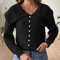 thumbnail image 1 of NARABB Chandail d'Hiver Ample pour Femmes Manches Longues Col Rond, 1 of 6