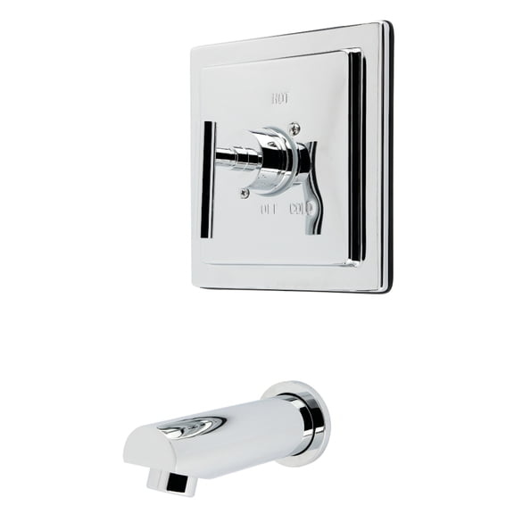 Kingston Brass KB8651CMLTO Manhattan Single-Handle Pressure Balanced Tub Faucet in Polished Chrome