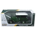 thumbnail image 3 of Toyota FJ40 Dark Green with White Top 1/24 Diecast Model Car by Motormax, 3 of 3
