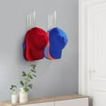 thumbnail image 4 of Baseball  Hat Rack, Sturdy Acrylic Wall Mounted Hat Hook for Bedrooms, Living Room, Easy Installation, 4 of 7