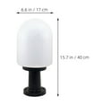 thumbnail image 2 of Mobutofu 1 Set Replacement Lamp Shade Plastic White Light Cover for Outdoor Garden, 2 of 8